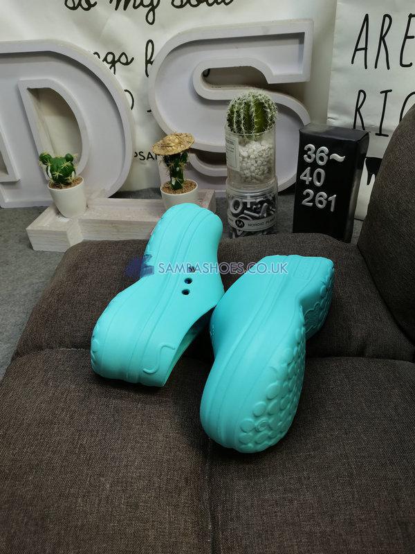 Adidas Adifom Stan Smith Mule "Flash Aqua" - Flash Aqua/Flash Aqua/Core Black - IE7051 Classic Originals Shoes