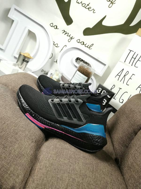 Adidas UltraBoost 21 "Black Active Teal" - Core Black/Carbon/Active Teal - FZ1921 Classic Running Shoes