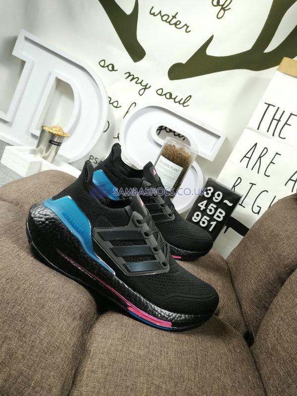 Adidas UltraBoost 21 "Black Active Teal" - Core Black/Carbon/Active Teal - FZ1921 Classic Running Shoes