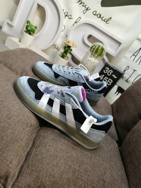 Mark Gonzales x Adidas Aloha Super "Brainwash Victim" - Halo Silver/Cloud White/Core Black - FY0447 Classic Originals Shoes