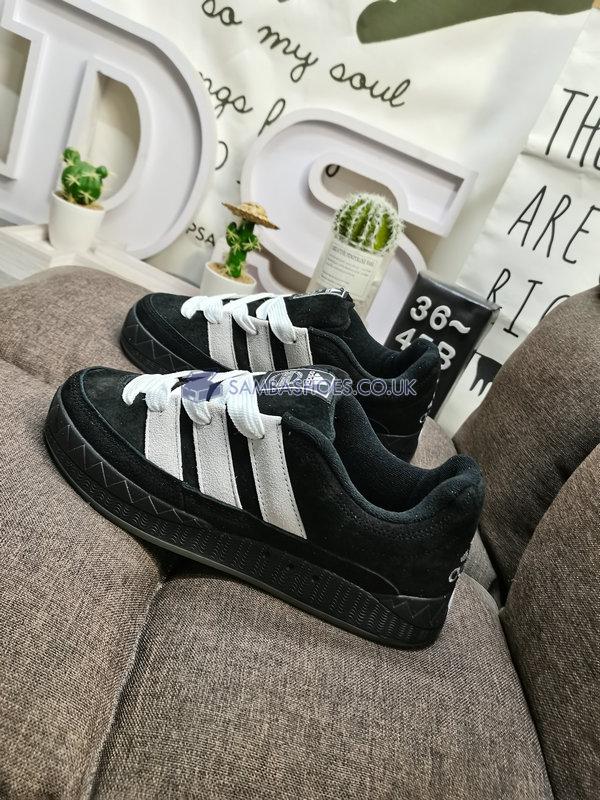 Atmos x Adidas Adimatic "Black White Gum" - Core Black/Crystal White/Gum - HQ6900 Classic Originals Shoes