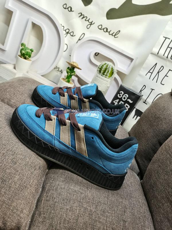 Atmos x Adidas Adimatic "Blue Brown" - Pantone/Crystal White/Blue - HQ6901 Classic Originals Shoes