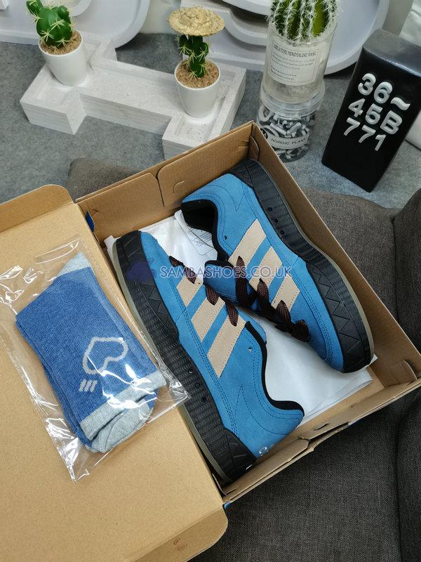 Atmos x Adidas Adimatic "Blue Brown" - Pantone/Crystal White/Blue - HQ6901 Classic Originals Shoes