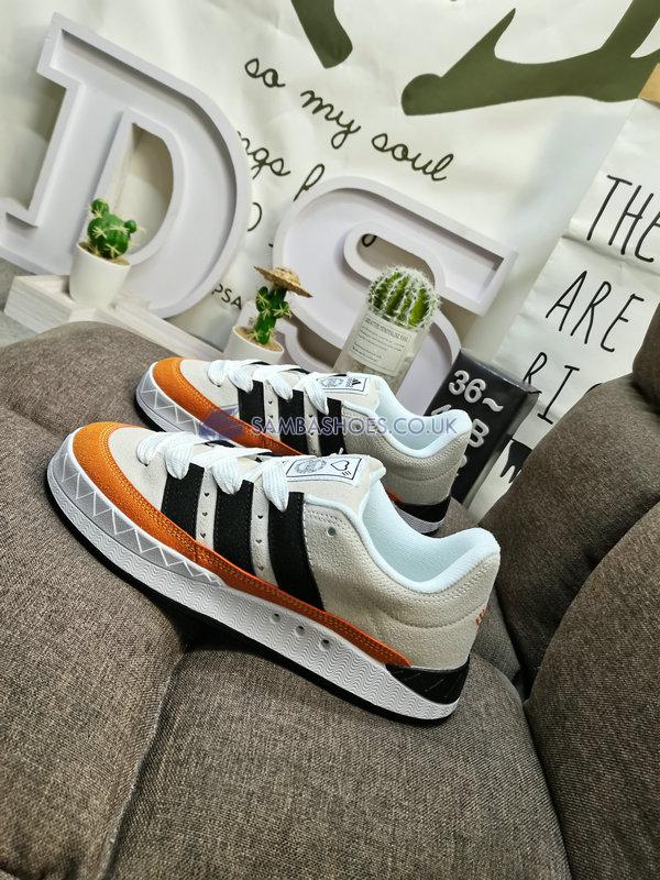 Atmos x Adidas Adimatic "Off White Core Black" - Off White/Core Black/Bright Orange - HP9916 Classic Originals Shoes