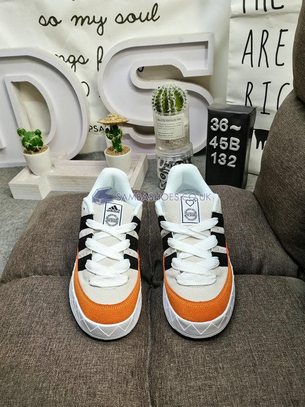 Atmos x Adidas Adimatic "Off White Core Black" - Off White/Core Black/Bright Orange - HP9916 Classic Originals Shoes