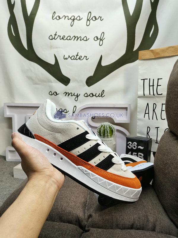 Atmos x Adidas Adimatic "Off White Core Black" - Off White/Core Black/Bright Orange - HP9916 Classic Originals Shoes