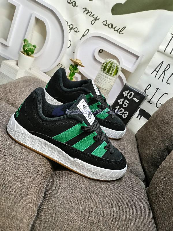 XLARGE x atmos x Adidas Adimatic "Black Green" - Core Black/Green/Crystal White - HQ3936 Classic Originals Shoes