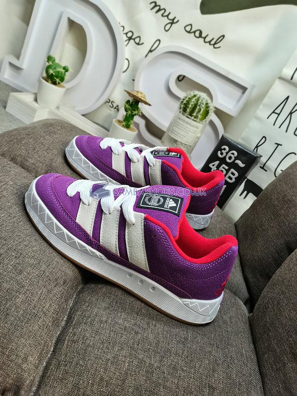 Atmos x Adidas Adimatic "Glow Purple" - Glow Purple/Crystal White/Red - GV6712 Classic Originals Shoes