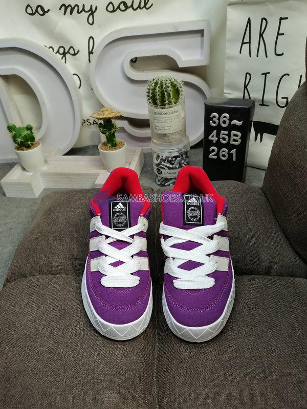 Atmos x Adidas Adimatic "Glow Purple" - Glow Purple/Crystal White/Red - GV6712 Classic Originals Shoes