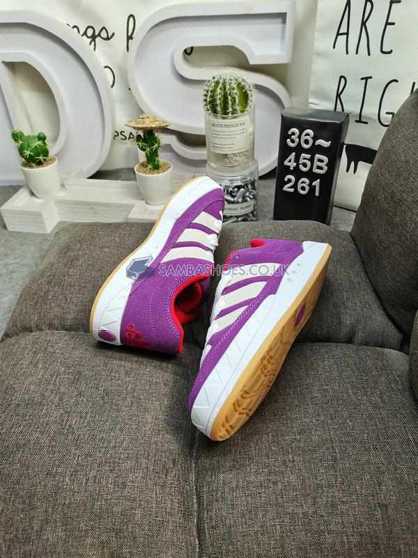 Atmos x Adidas Adimatic "Glow Purple" - Glow Purple/Crystal White/Red - GV6712 Classic Originals Shoes