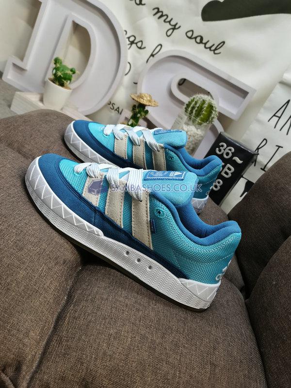 Atmos x Adidas Adimatic "Preloved Blue" - Preloved Blue/Crystal White/Gum - HQ6907 Classic Originals Shoes