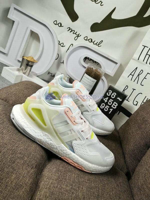 Adidas Wmns Day Jogger "Cloud White Glow Pink" - Cloud White/Cloud White/Glow Pink - GW4914 Classic Originals Shoes