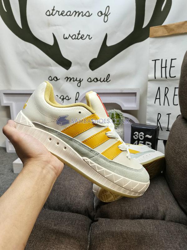 Atmos x Adidas Adimatic "Preloved Yellow" - Off White/Preloved Yellow/Halo Green - IF1589 Classic Originals Shoes