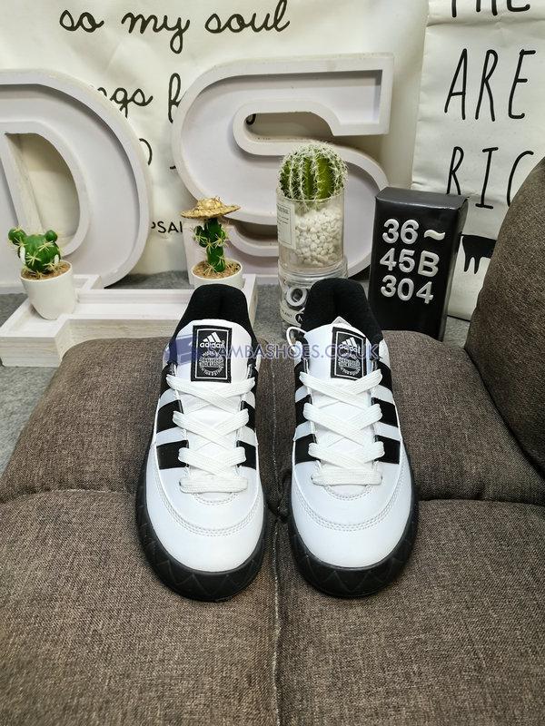 Atmos x Adidas Adimatic Leather "White Black" - Footwear White/Core Black/Footwear White - ID7717 Classic Originals Shoes