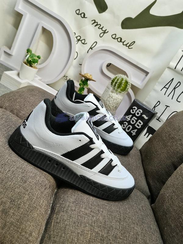 Atmos x Adidas Adimatic Leather "White Black" - Footwear White/Core Black/Footwear White - ID7717 Classic Originals Shoes