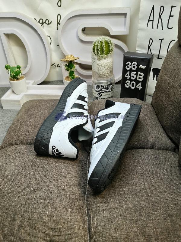 Atmos x Adidas Adimatic Leather "White Black" - Footwear White/Core Black/Footwear White - ID7717 Classic Originals Shoes