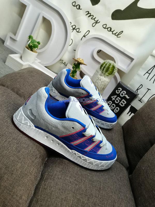 AVENUE & SON x Atmos x Adidas Adimatic "Grey Blue" - Grey/Blue/Orange - IG3300 Classic Originals Shoes