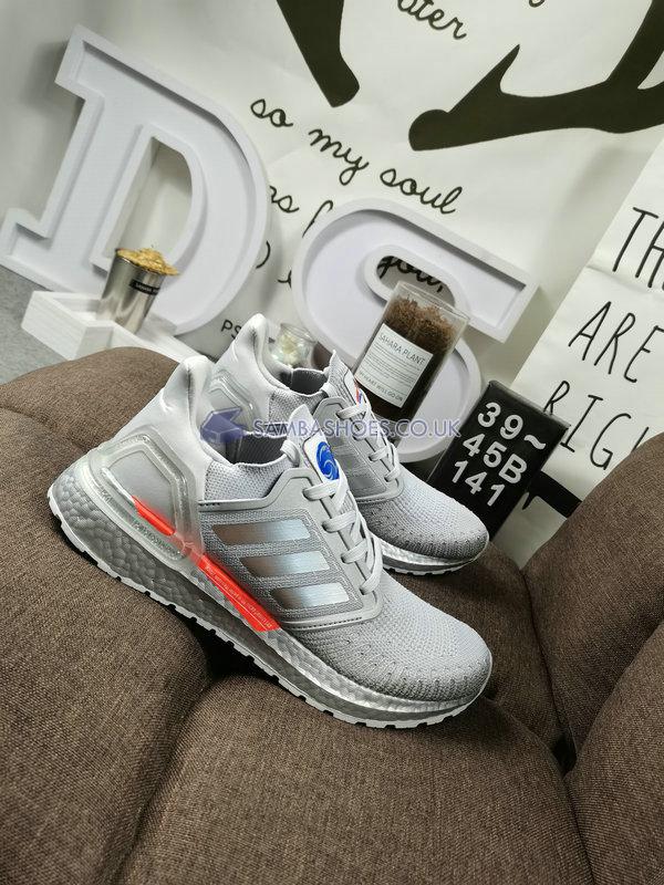 NASA x Adidas UltraBoost 20 "Dash Grey" - Dash Grey/Silver Metallic/Halo Silver - FX7957 Classic Running Shoes