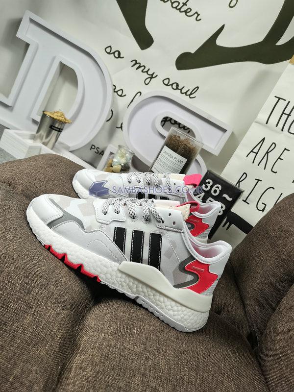 Adidas Nite Jogger "Gray Black" - White/Gray/Orange/Black - FV1310 Classic Originals Shoes