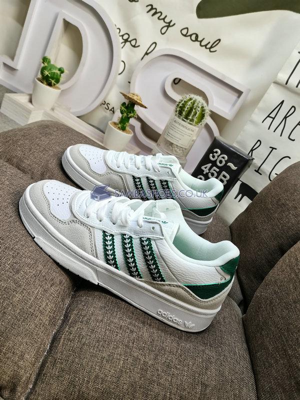 Adidas Courtic "White Green" - White/Green/Grey - ID4080 Classic Originals Shoes