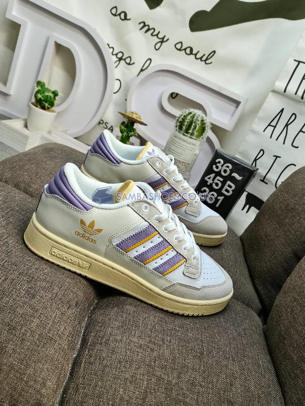 Adidas Centennial 85 Low "Crystal White Silver Violet" - Crystal White/Silver Violet/Bold Gold - ID1812 Classic Originals Shoes