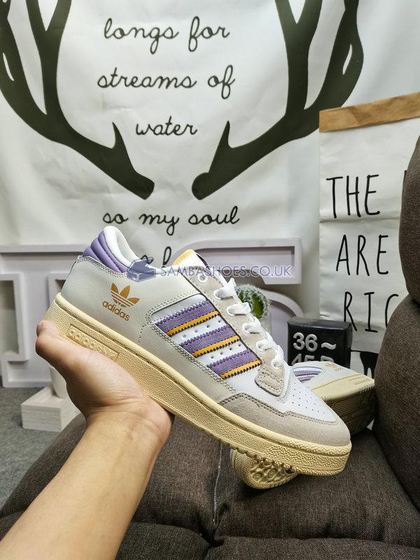 Adidas Centennial 85 Low "Crystal White Silver Violet" - Crystal White/Silver Violet/Bold Gold - ID1812 Classic Originals Shoes