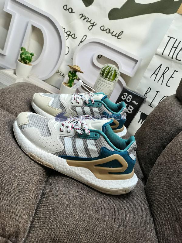 Adidas Day Jogger "Beige Green" - Beige/Green/Grey/Blue/White - FW4826-1 Classic Originals Shoes