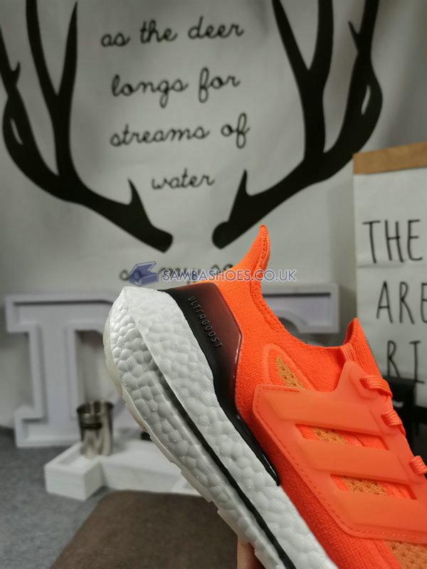 Adidas UltraBoost 21 "Screaming Orange" - Screaming Orange/Cloud White/Blue Oxide - FZ1920 Classic Running Shoes