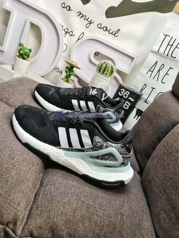 Adidas Day Jogger "Black White Jade" - Black/White/Jade - FW4818-1 Classic Originals Shoes