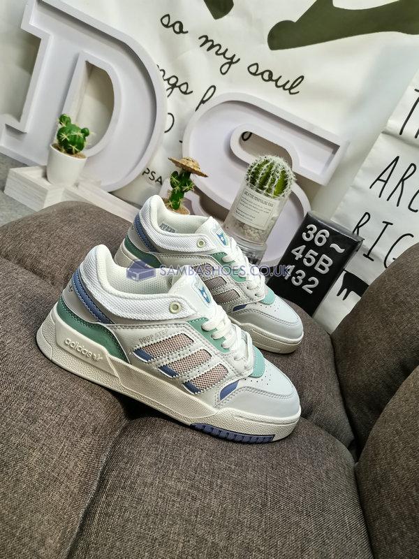 Adidas Drop Step Low "White Green Purple" - White/Green/Purple - IE1834 Classic Originals Shoes