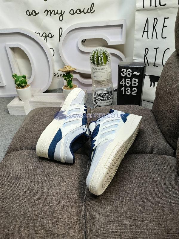 Adidas Drop Step Low "Off White Grey Navy" - Off White/Grey Two/Halo Blue - HQ7119 Classic Originals Shoes