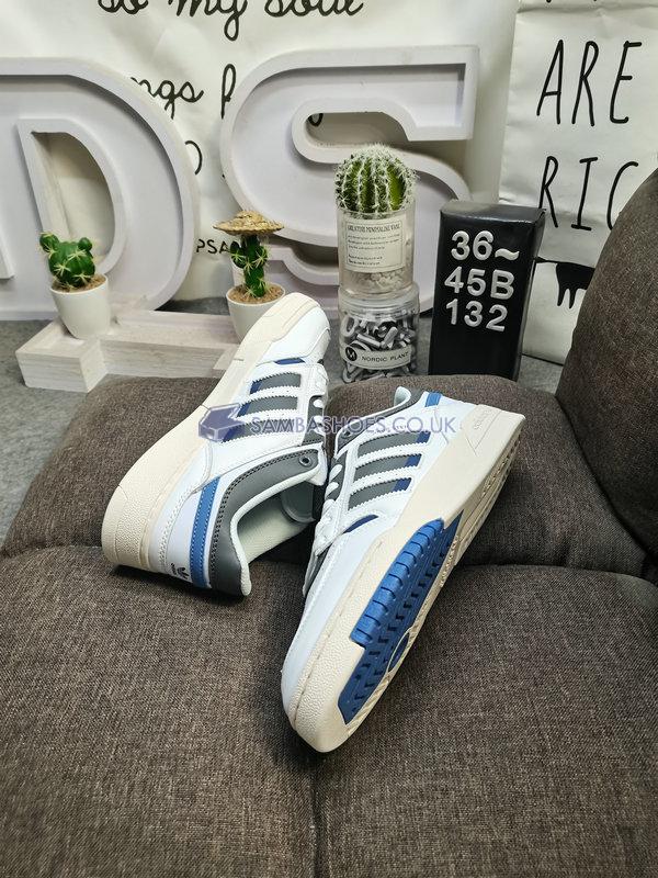 Adidas Drop Step Low "White Grey Blue" - Footwear White/Grey Four/Crew Blue - IE1910 Classic Originals Shoes