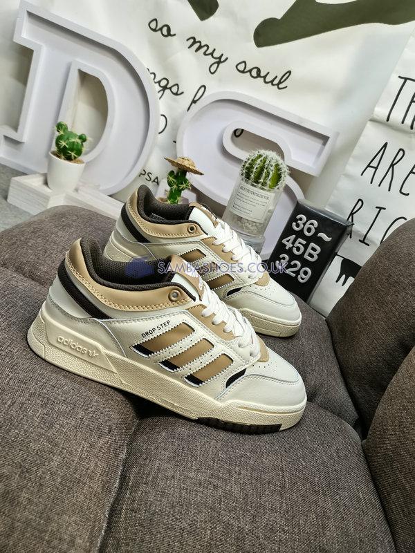 Adidas Drop Step Low "Cream Brown" - Cream/Brown - H03684 Classic Originals Shoes