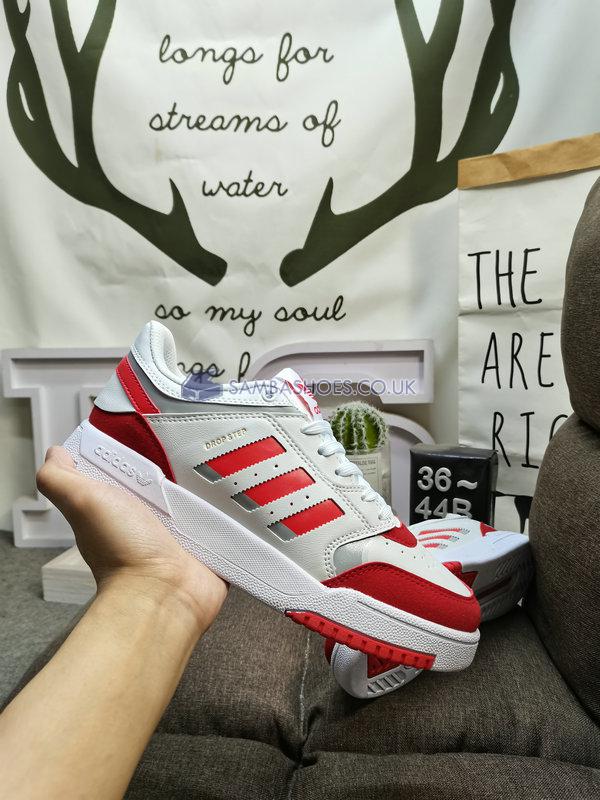 Adidas Drop Step Low "Red White Grey" - Red/White/Grey - GY2028-1 Classic Originals Shoes