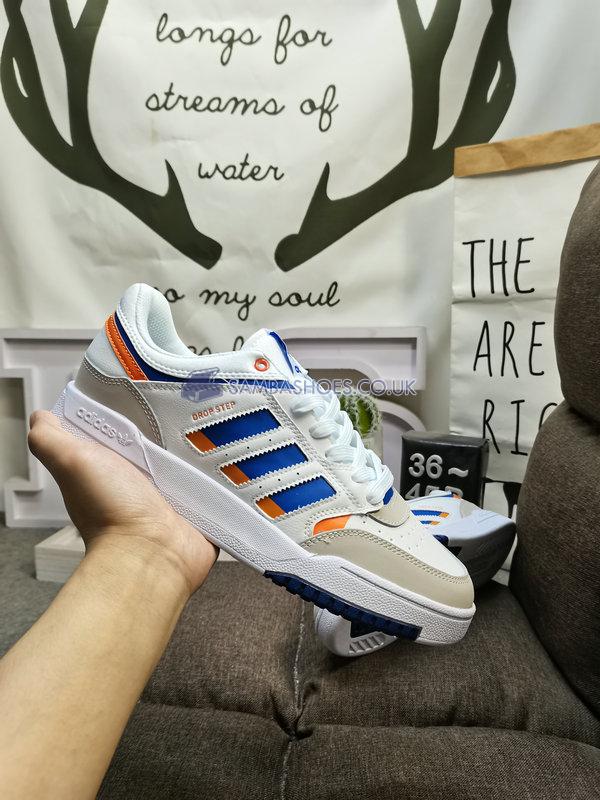 Adidas Drop Step Low "White Blue Orange" - White/Blue/Orange - HP2230 Classic Originals Shoes