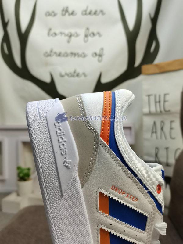 Adidas Drop Step Low "White Blue Orange" - White/Blue/Orange - HP2230 Classic Originals Shoes