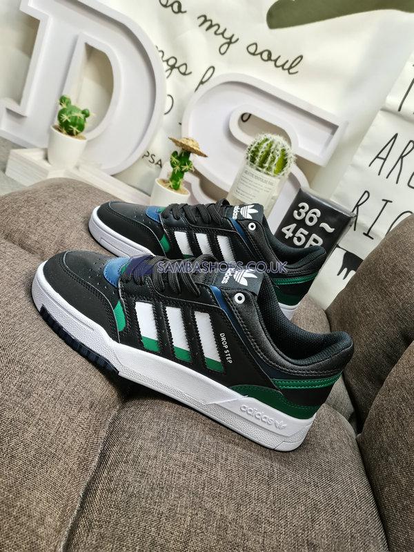 Adidas Drop Step Low "Black Green White" - Black/Green/White - HP2247 Classic Originals Shoes