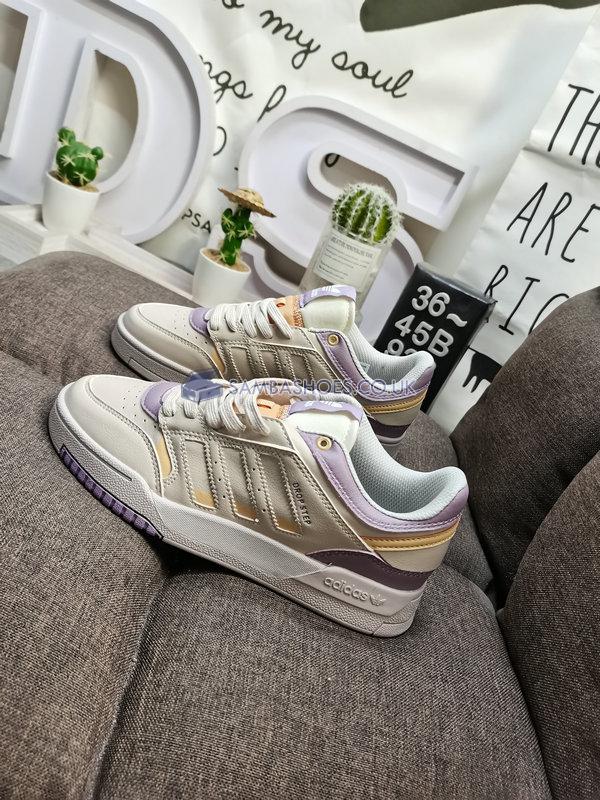 Adidas Drop Step Low "Cream Purple" - Cream/Purple - GW9736 Classic Originals Shoes