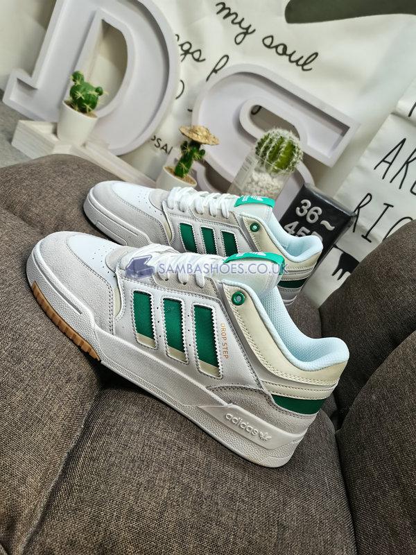 Adidas Drop Step Low "White Semi Court Green" - Cloud White/Semi Court Green/Cloud White - HQ7132 Classic Originals Shoes