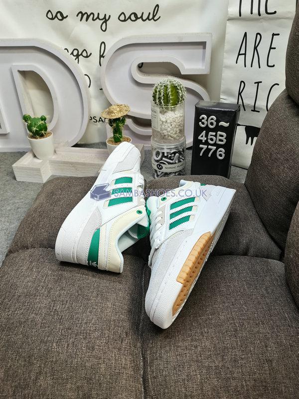 Adidas Drop Step Low "White Semi Court Green" - Cloud White/Semi Court Green/Cloud White - HQ7132 Classic Originals Shoes