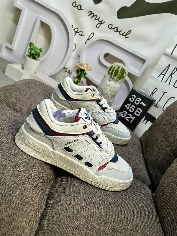 Adidas Drop Step Low "Off White Collegiate Navy" - Off White/Collegiate Navy/Core Black - GW9728 Classic Originals Shoes