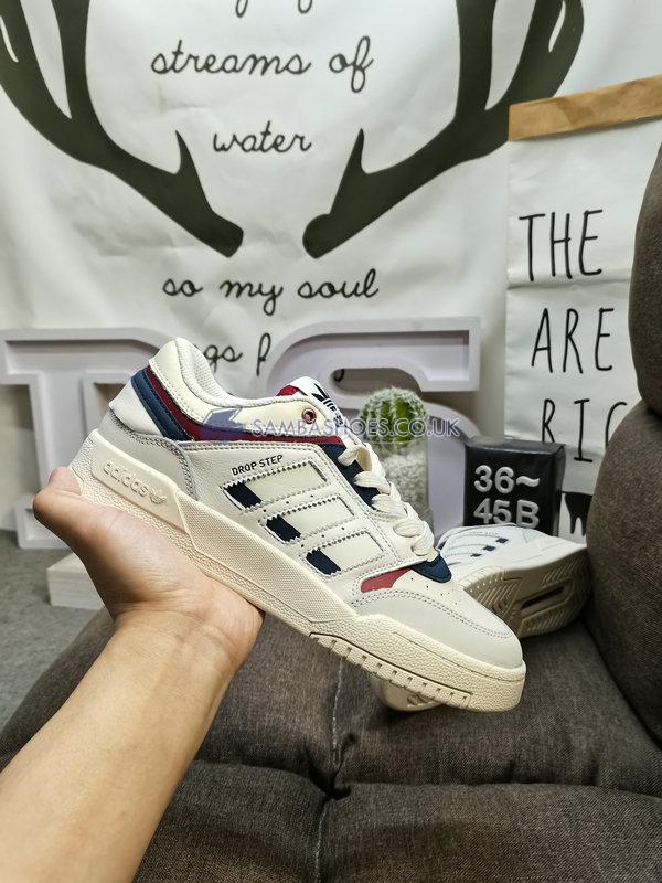 Adidas Drop Step Low "Off White Collegiate Navy" - Off White/Collegiate Navy/Core Black - GW9728 Classic Originals Shoes