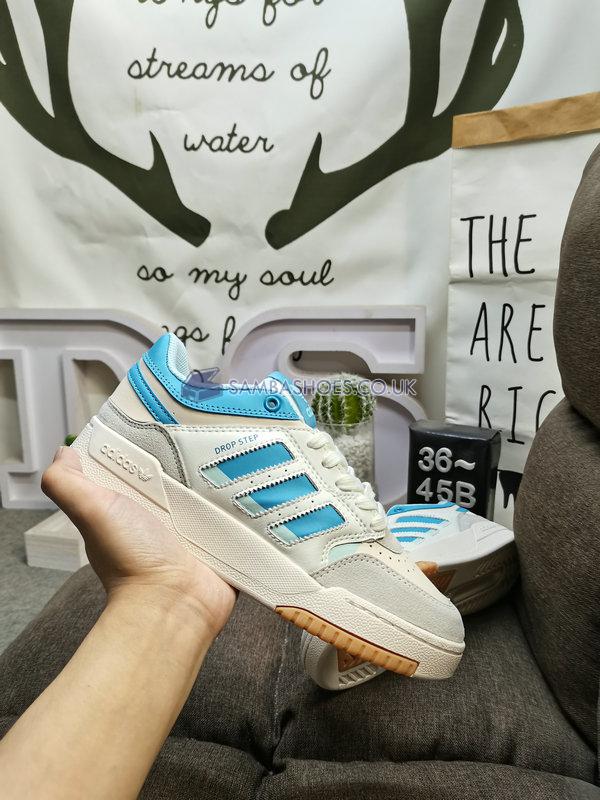 Adidas Drop Step Low "Off White Hazy Blue" - Off White/Hazy Blue/Almost Blue - HQ7127 Classic Originals Shoes