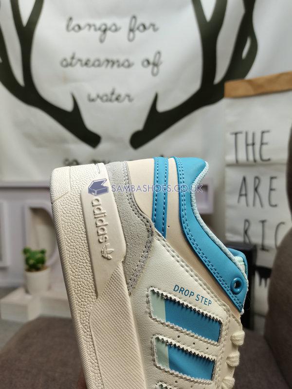 Adidas Drop Step Low "Off White Hazy Blue" - Off White/Hazy Blue/Almost Blue - HQ7127 Classic Originals Shoes