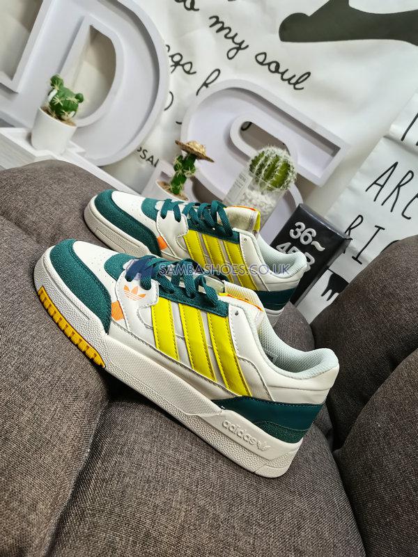 Adidas Drop Step Low "White Green Yellow" - White/Green/Yellow - FZ5703-1 Classic Originals Shoes