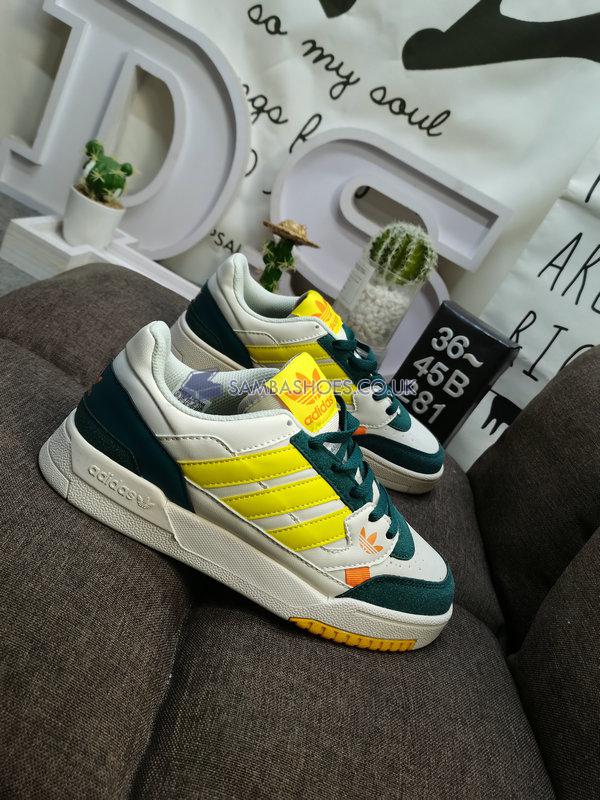 Adidas Drop Step Low "White Green Yellow" - White/Green/Yellow - FZ5703-1 Classic Originals Shoes