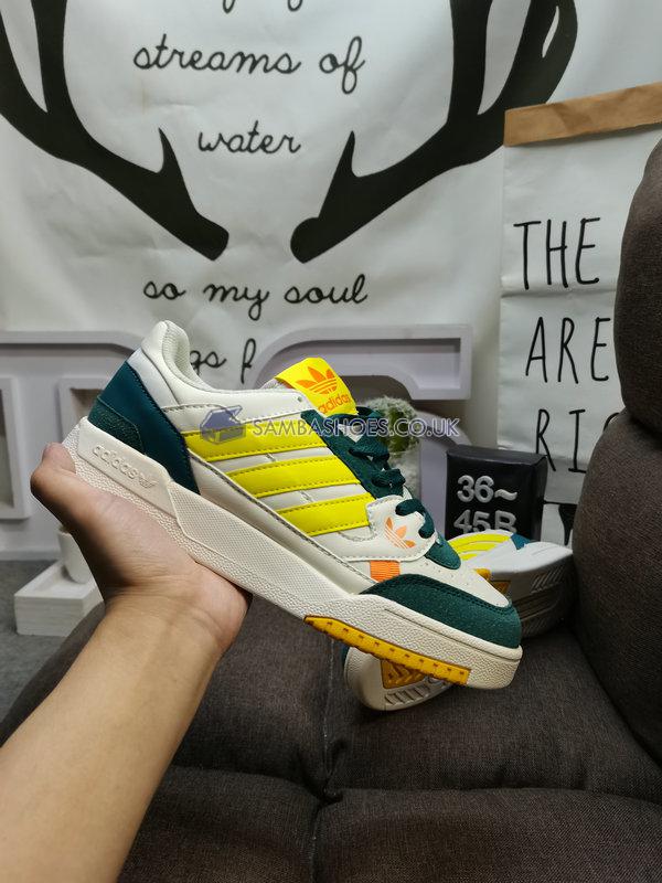 Adidas Drop Step Low "White Green Yellow" - White/Green/Yellow - FZ5703-1 Classic Originals Shoes