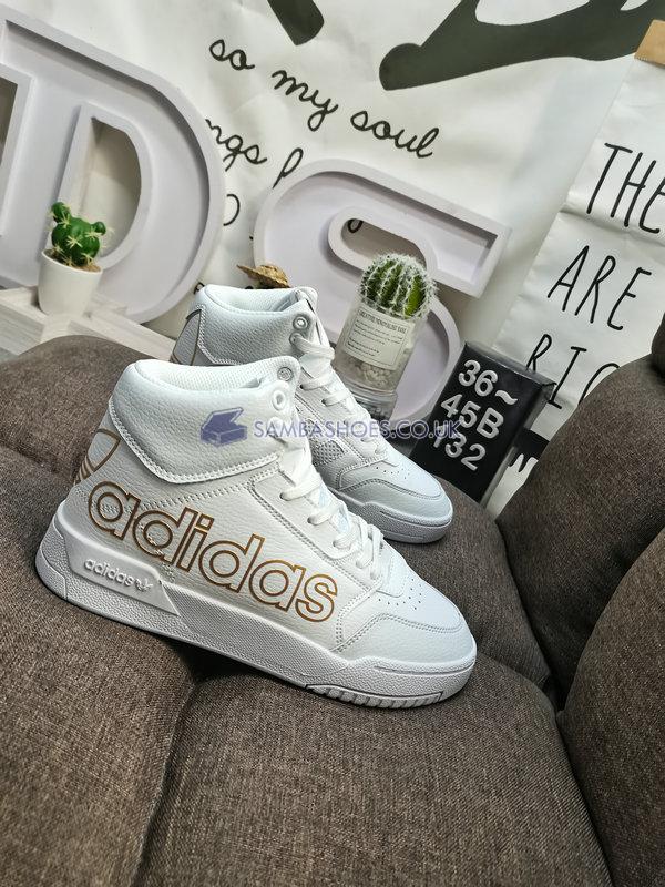 Adidas Drop Step XL "White Metallic Gold" - Footwear White/Footwear White/Gold Metallic - FV4874 Classic Originals Shoes