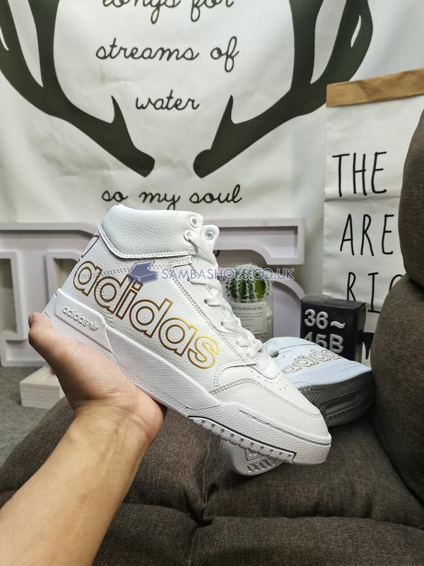 Adidas Drop Step XL "White Metallic Gold" - Footwear White/Footwear White/Gold Metallic - FV4874 Classic Originals Shoes