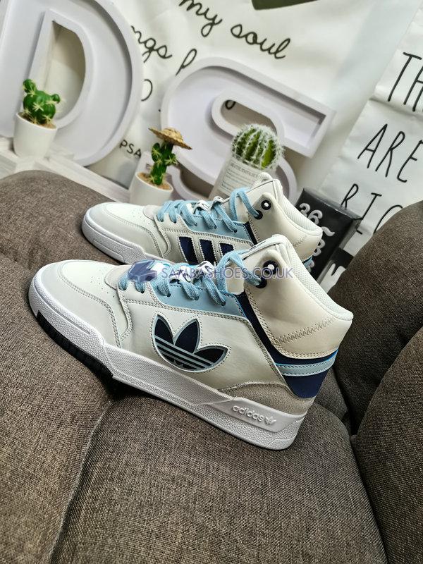 Adidas Drop Step XL "White Collegiate Blue" - Footwear White/Collegiate Blue/Beige - GV9325 Classic Originals Shoes